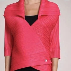 Blouse/ Top silky wrap, wore once.